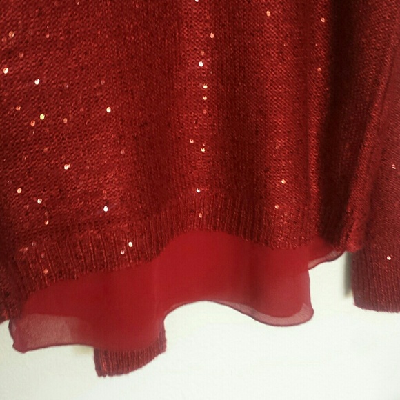 Jessica Simpson Abbey Sequin Sweater Size XS - Picture 3 of 8